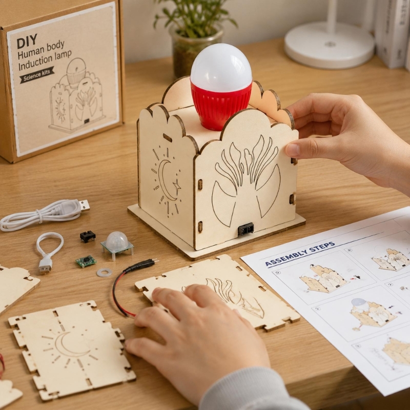 Science Project Kit - DIY 모션 센서 램프 키트 어린이와