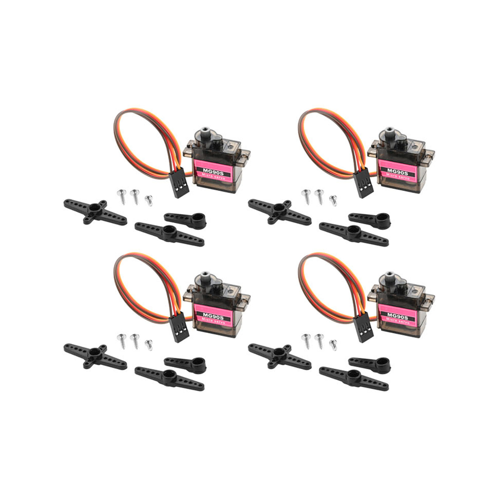 Robot Arm Motor - 4개 마이크로 서보 메탈 기어 90