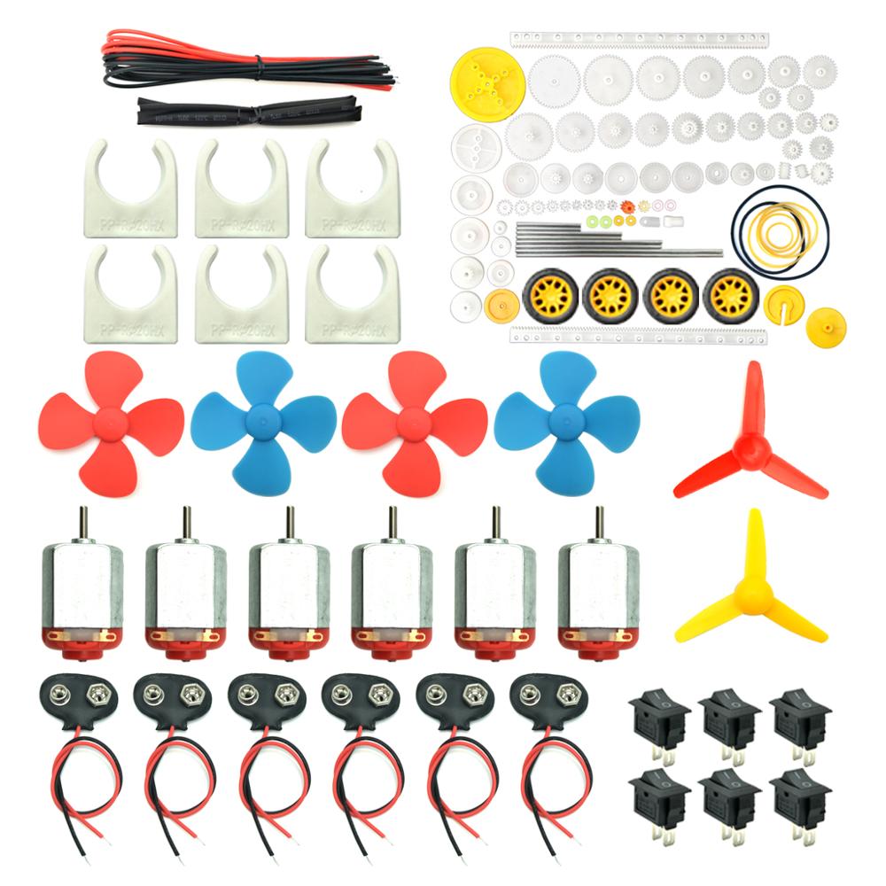 6 세트 모터 키트, 미니 전기 취미 모터 3V -12 - Science Hobby Kit 리뷰 및 가격
