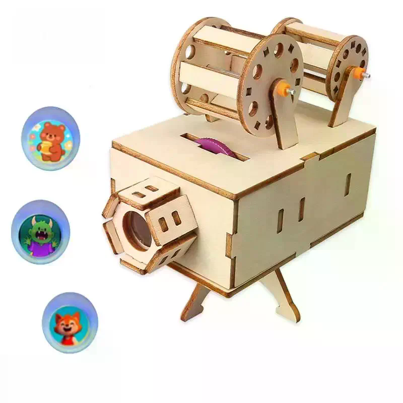 1세트 나무 DIY 필름 프로젝터 물리 모델 키트 ST - Science Hobby Kit 리뷰 및 가격