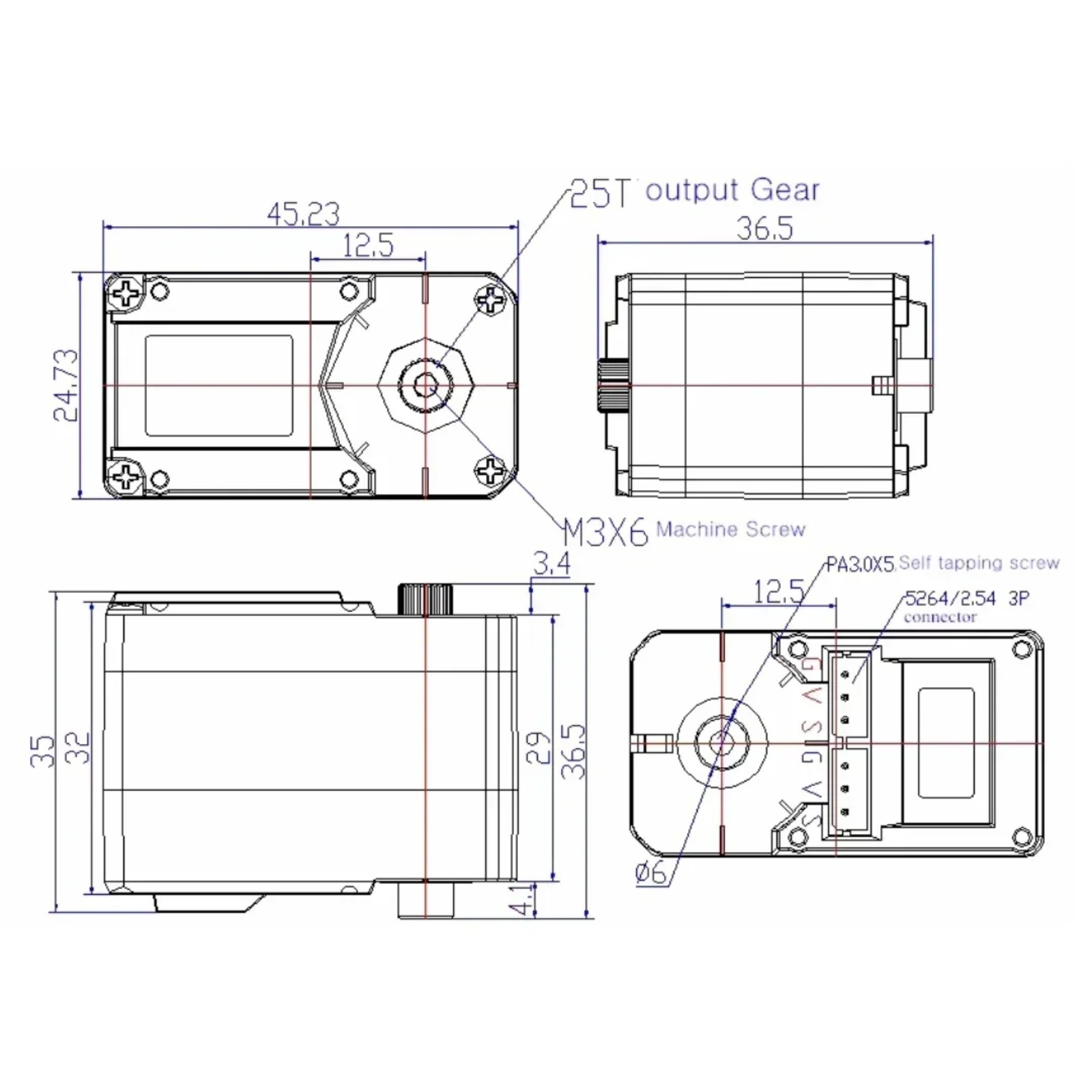 Feetech STS3215 19KG 7.4V 기어비  - Robot Arm Motor 리뷰 및 가격