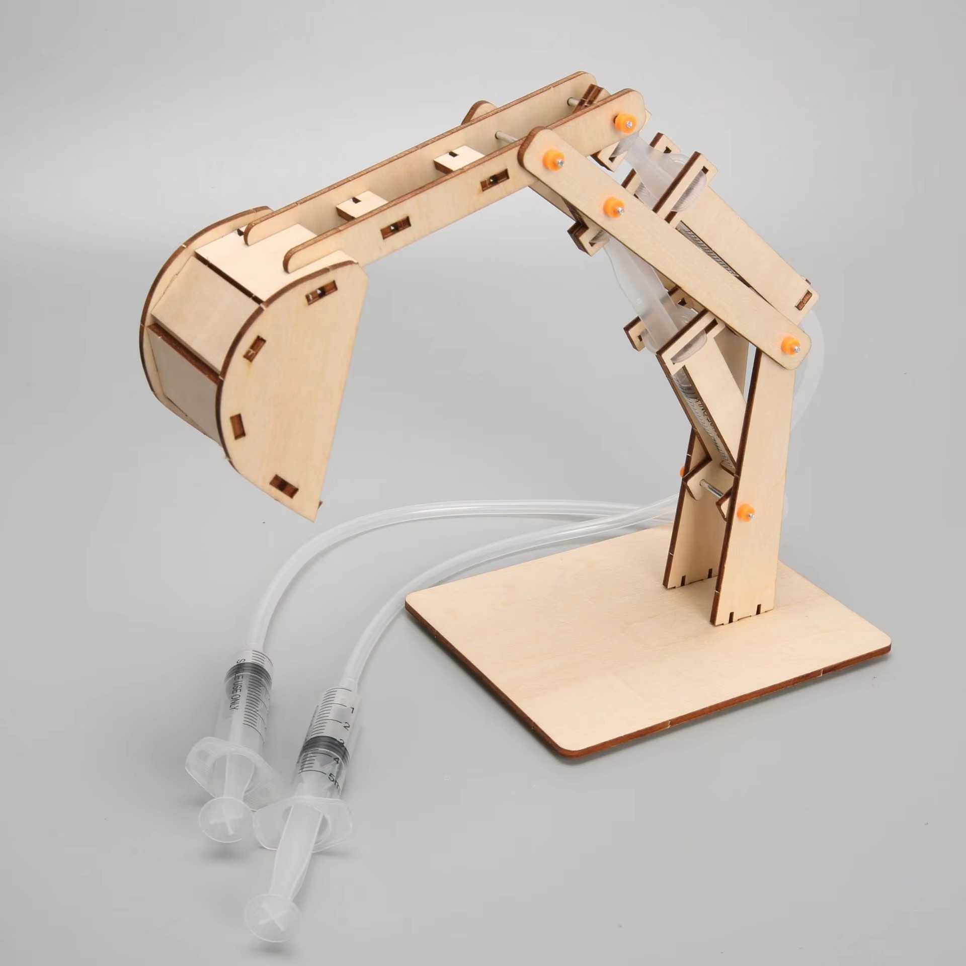 재미있는 STEM DIY 과학 키트 나무 유압 굴착기  - Science And Hobby 리뷰 및 가격