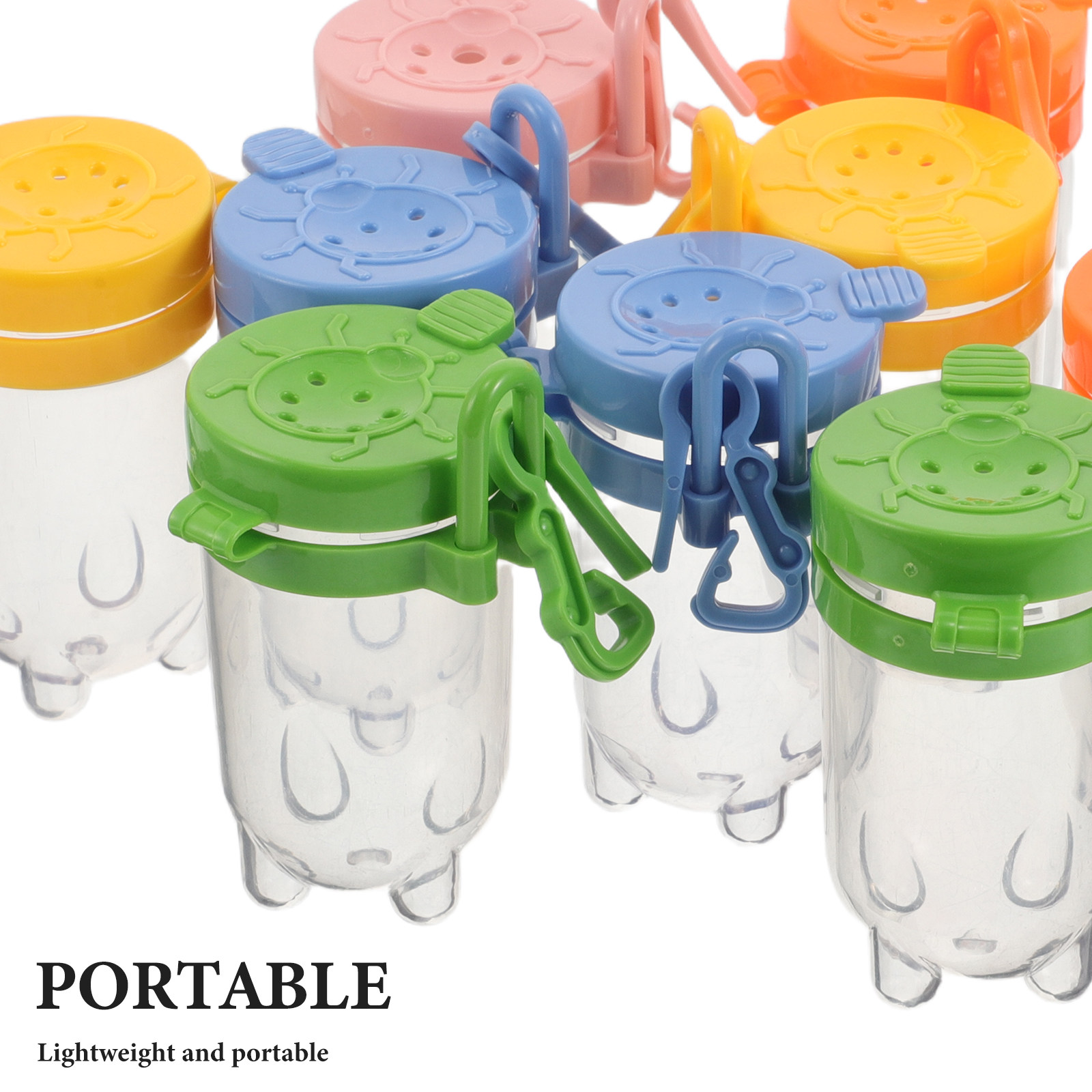 10Pcs 버그 관찰 용기 투명 플라스틱 플립 뚜껑 휴 - Science Toys 리뷰 및 가격
