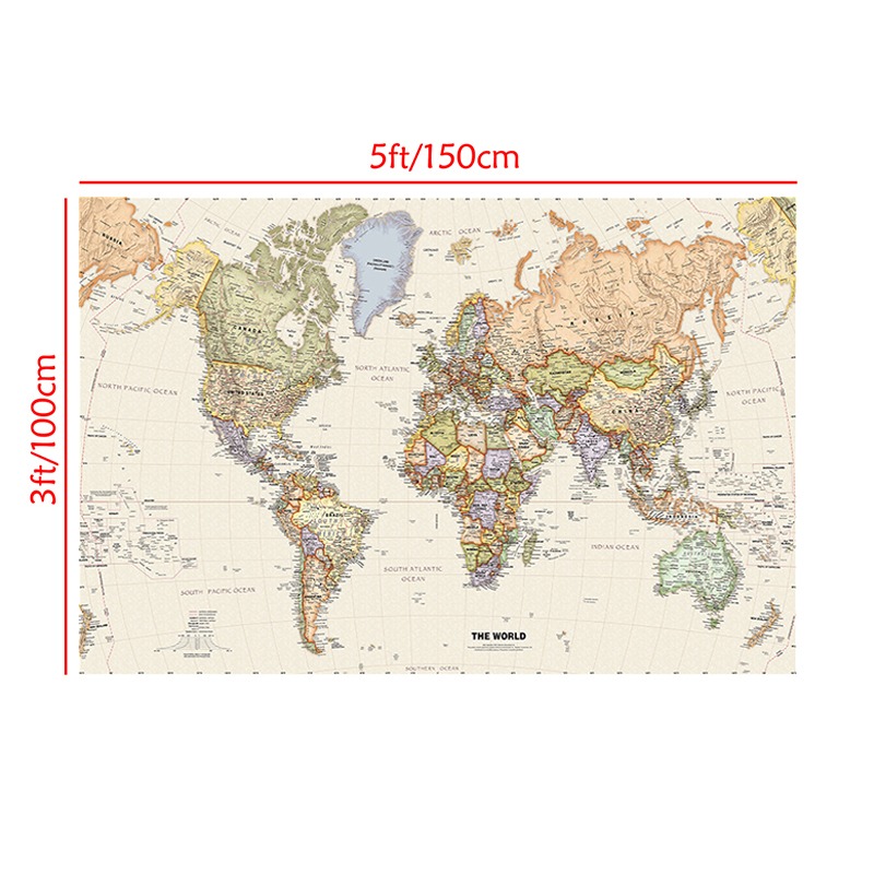 빈티지 매달려 포스터 영어 세계지도 부직포 캔버스 회화 - Star Map Poster 리뷰 및 가격